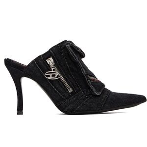 Brand new Authentic Diesel black mules